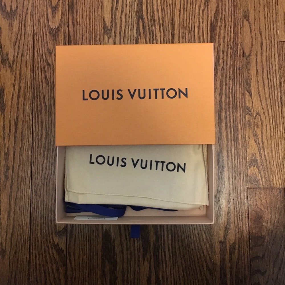 Authentic Louis Vuitton Wallet Box & Dust Cover